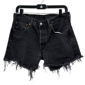 501 Black Jeans turned into Shorts size W32